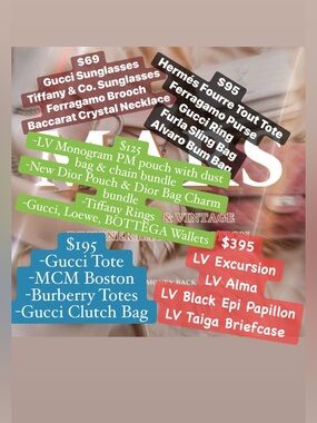 LUXURY MARKDOWN ITEMS plus GIVEAWAYS!❤️